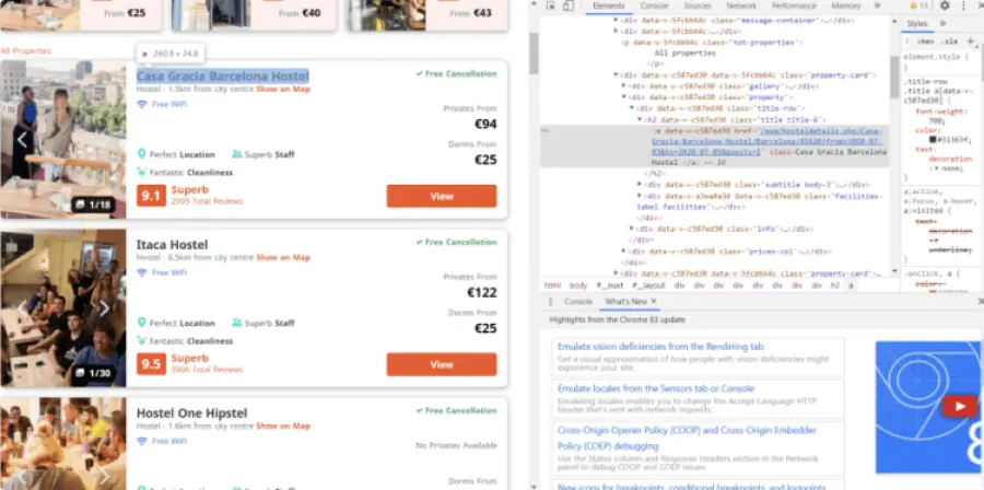 Loop Over a Scraped List of URLs
