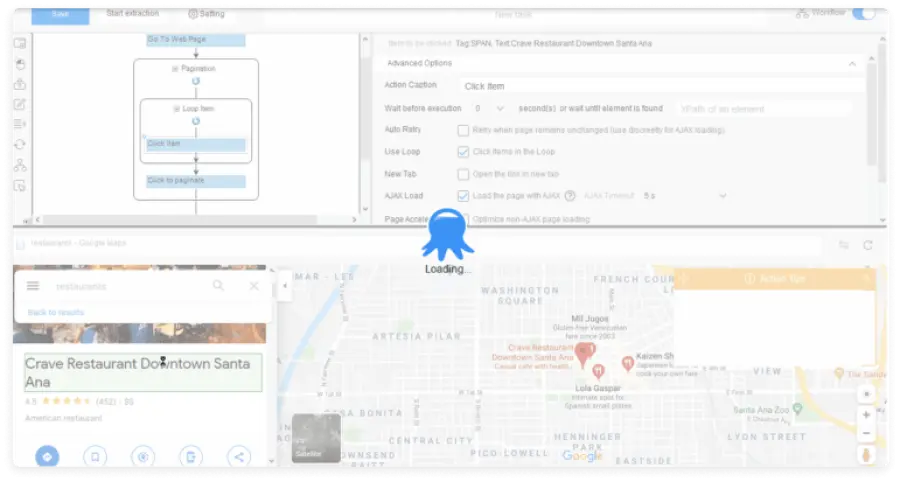 Google Map Data Scraping with Octoparse 1